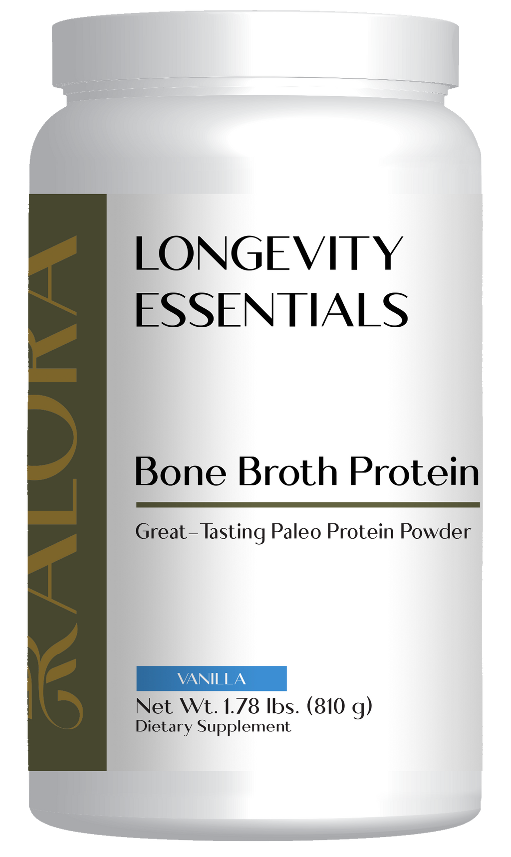 Alora - Longevity Essentials - Bone Broth Protein Vanilla